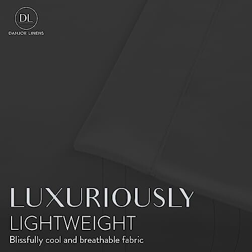 Luxuriously lightweight fabric by Danjor Linens, blissfully cool and breathable.